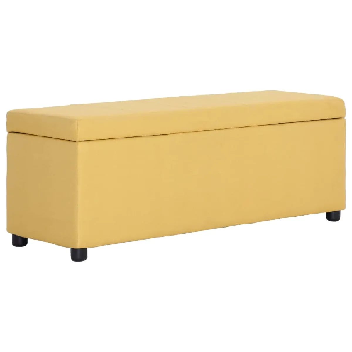 Vidaxl Jaune Banc De Rangement