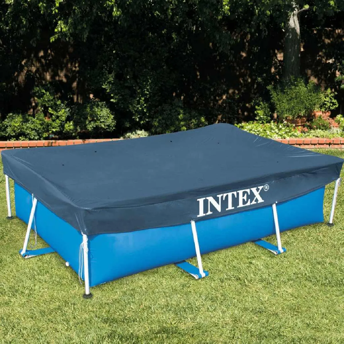 Intex Couverture de piscine rectangulaire 300x200 cm 28038 toile de piscine 3202773