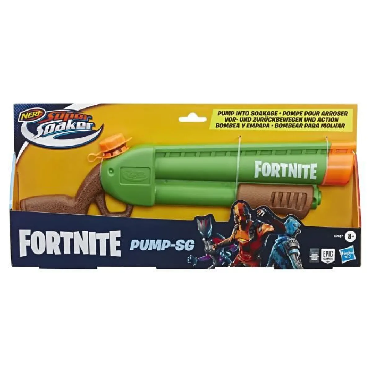 Nerf Pistolet A Eau Super Soaker Fortnite Pump SG - vue 2