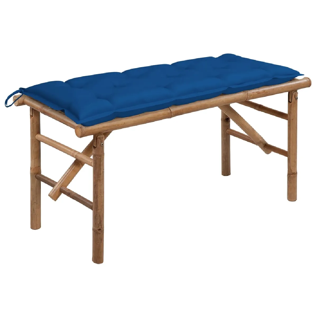 VidaXL Banc pliable Bambou