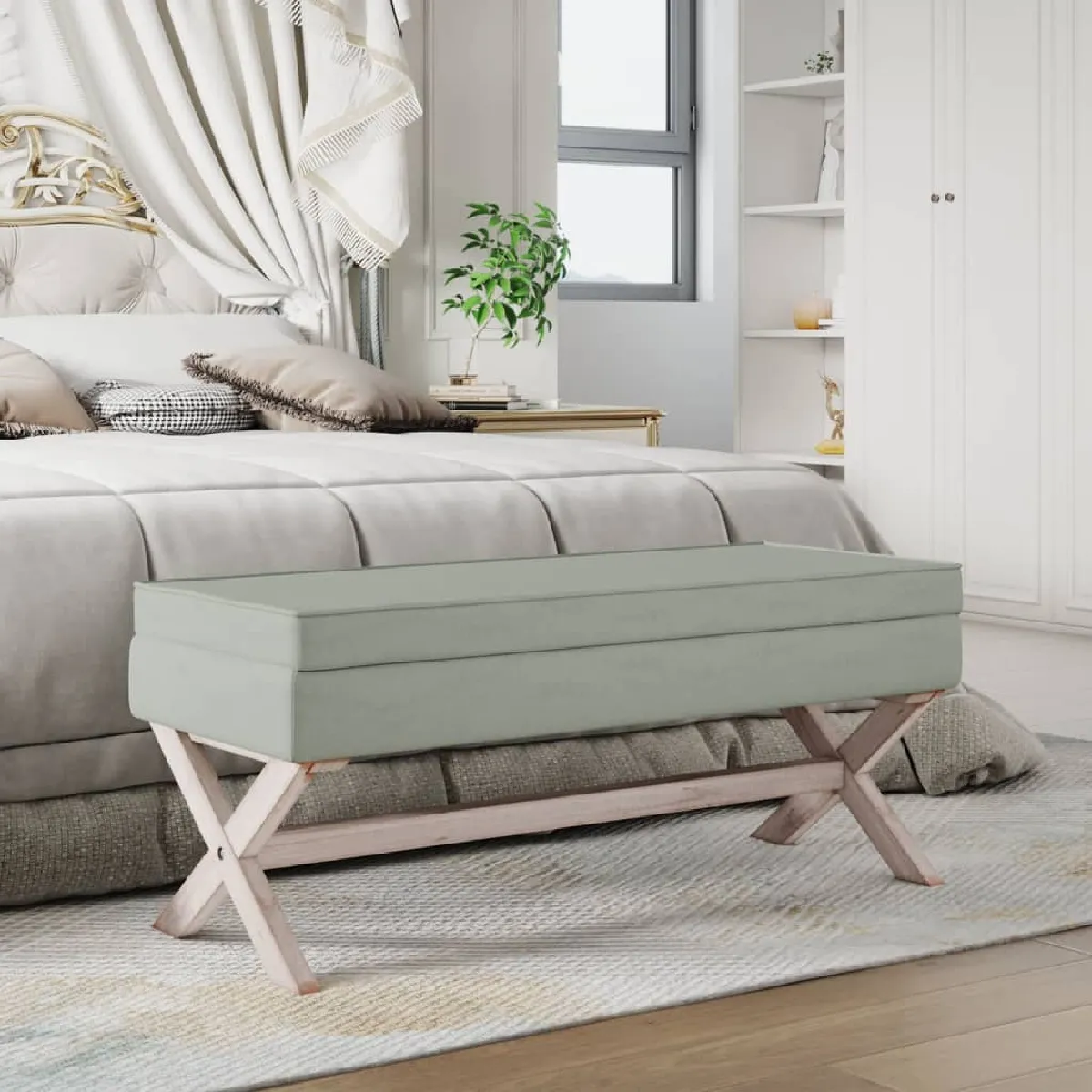 VidaXL Tabouret de rangement