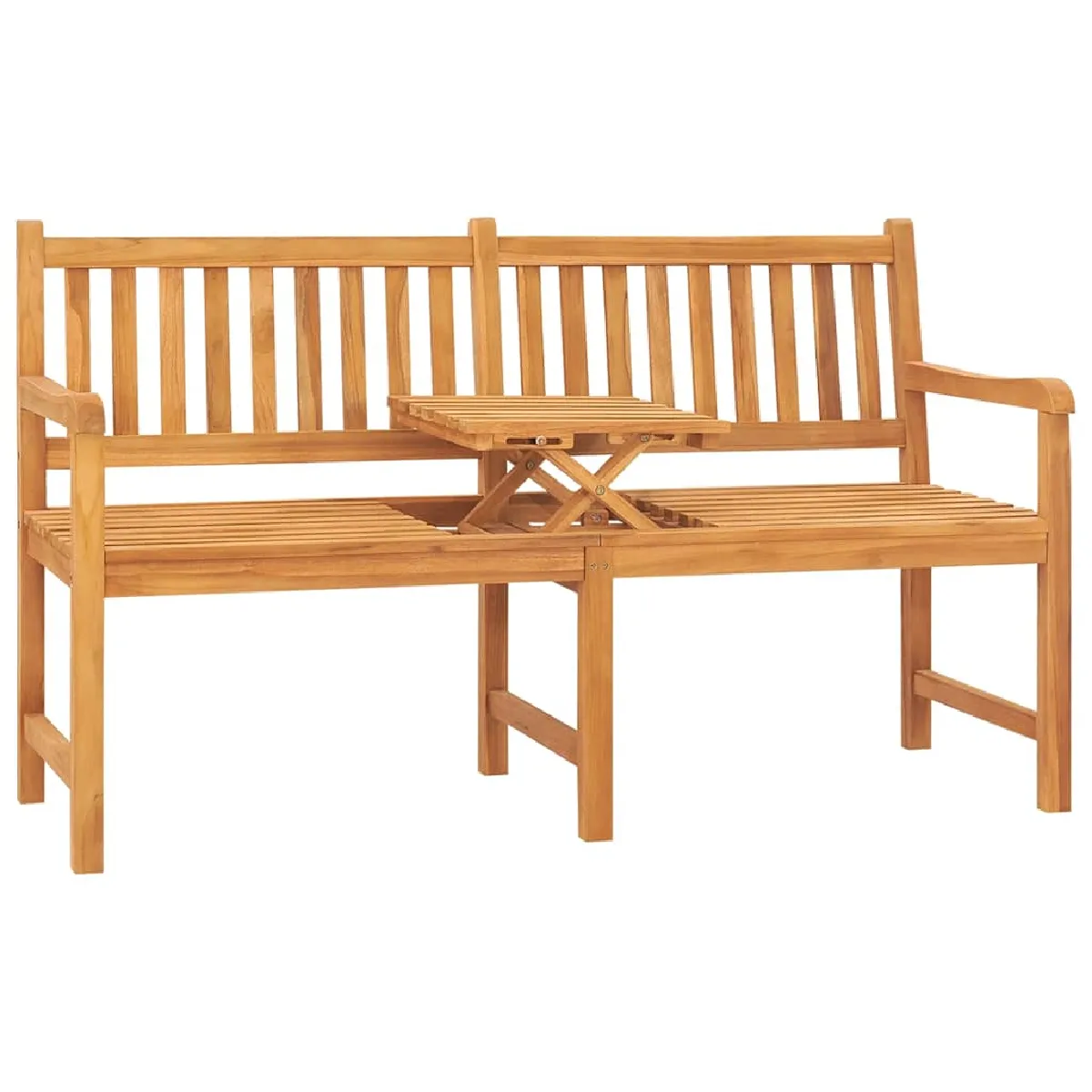 Vidaxl Banc De Jardin 3 Places Avec Table