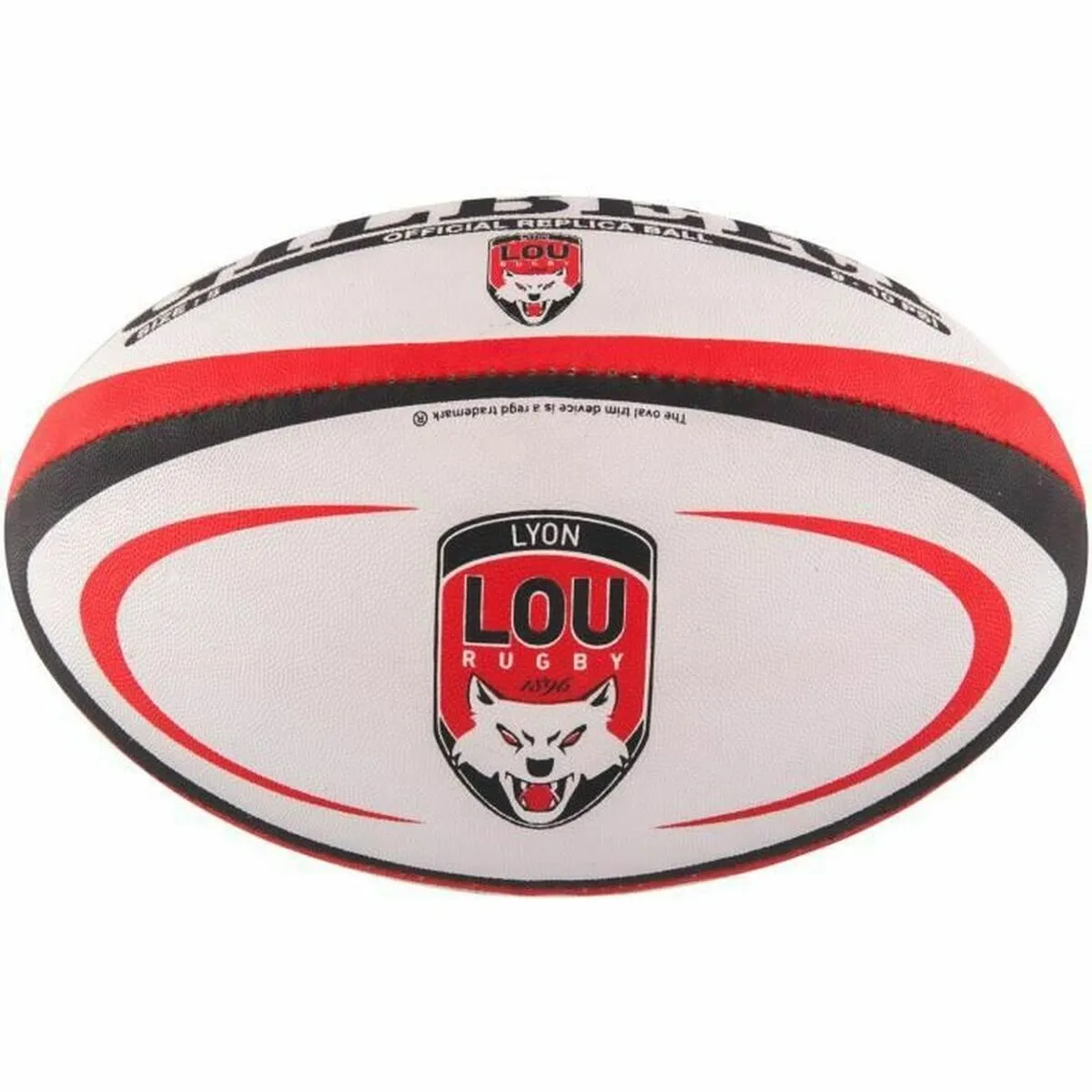 GILBERT OLD Ballon de Rugby Gilbert Lyon Multicolore Taille 5