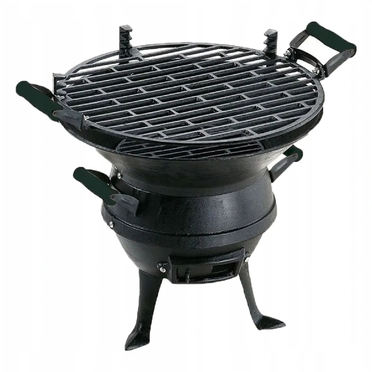 Barbecue de bois rond - vue 2