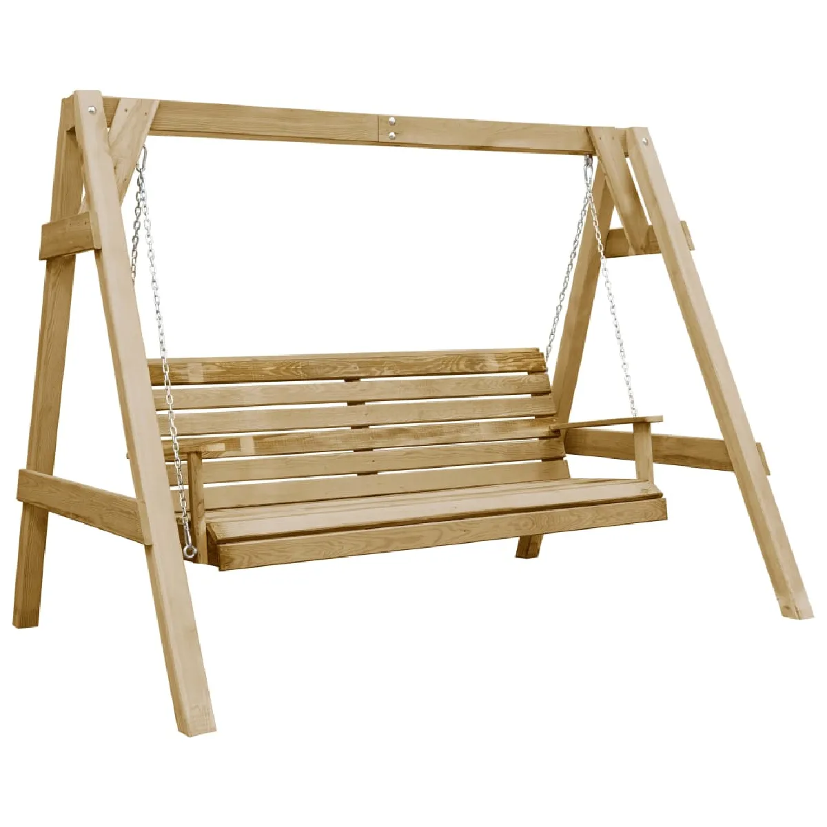 VIDAXL  Balancelle de jardin en pin 205 cm