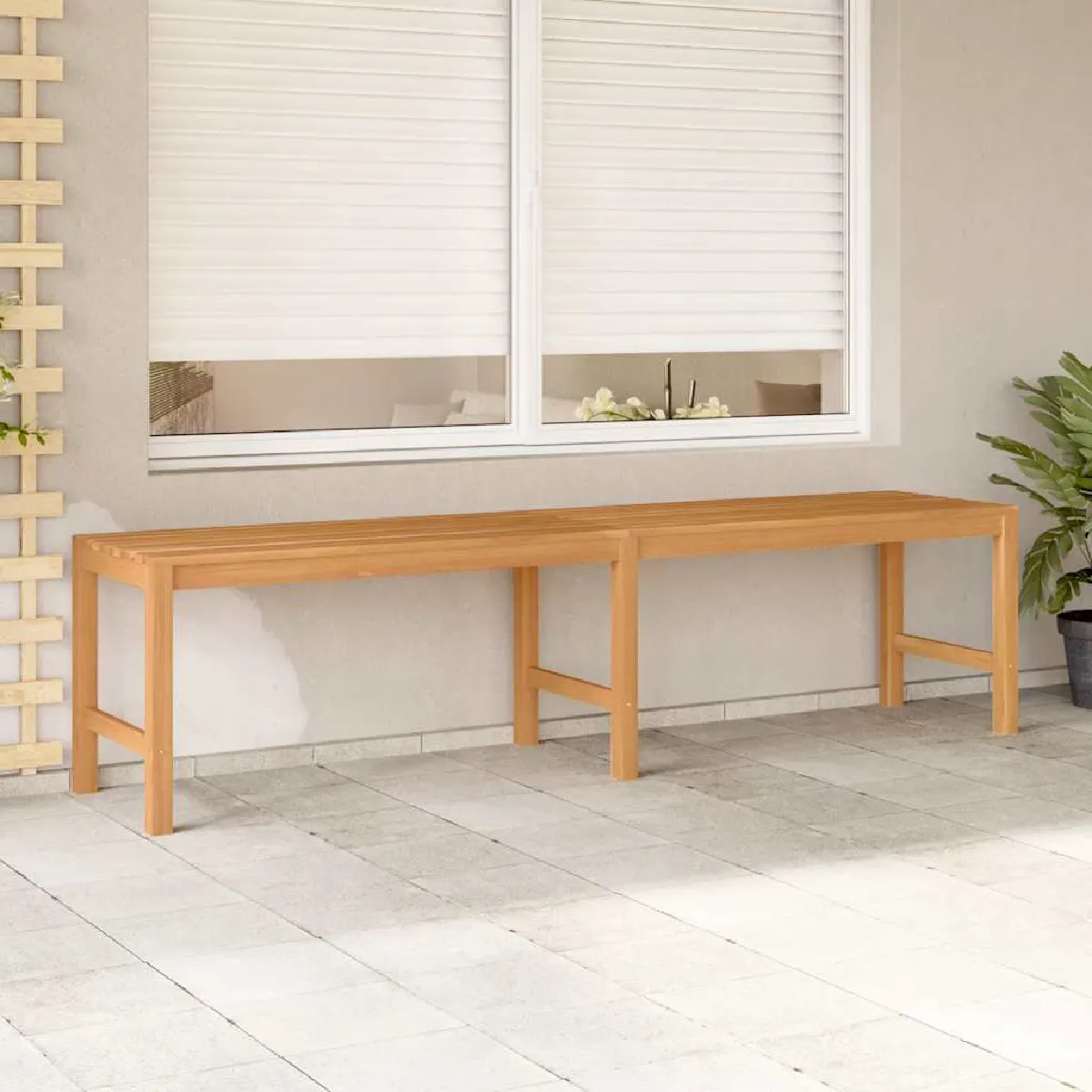 Non Communiqué Bois De Teck Vidaxl Tuinbank 180 Cm Massief Teakhout316633 - Image 3