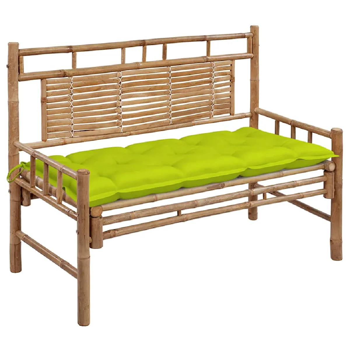 VIDAXL - Banc de Jardin - Bambou - 120 cm - Image 2