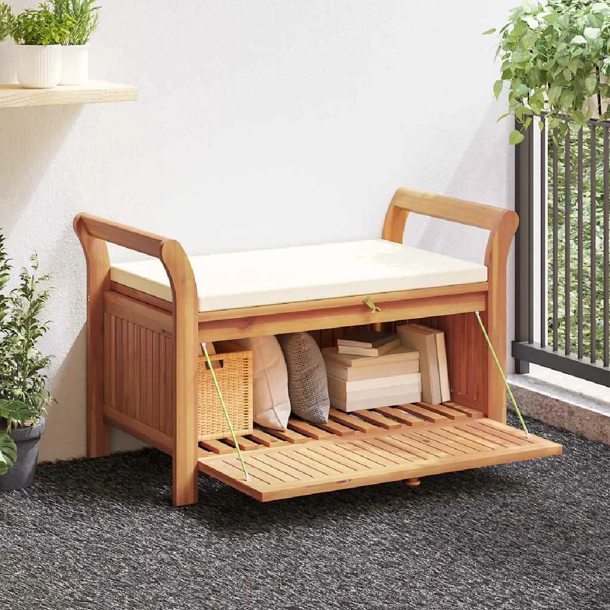 Vidaxl Banc de rangement 91 cm