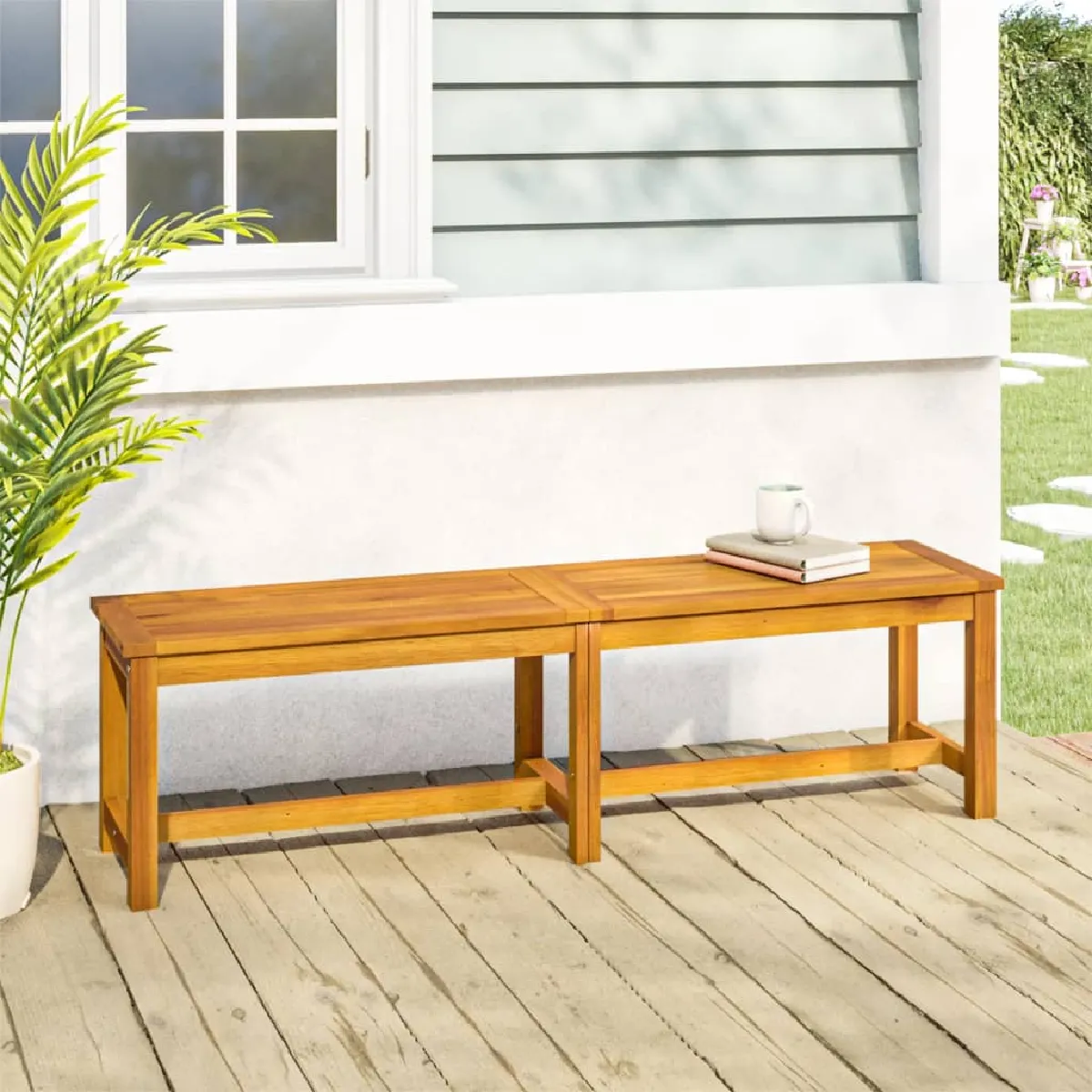 Banc jardin Acacia 150 cm - vue 2