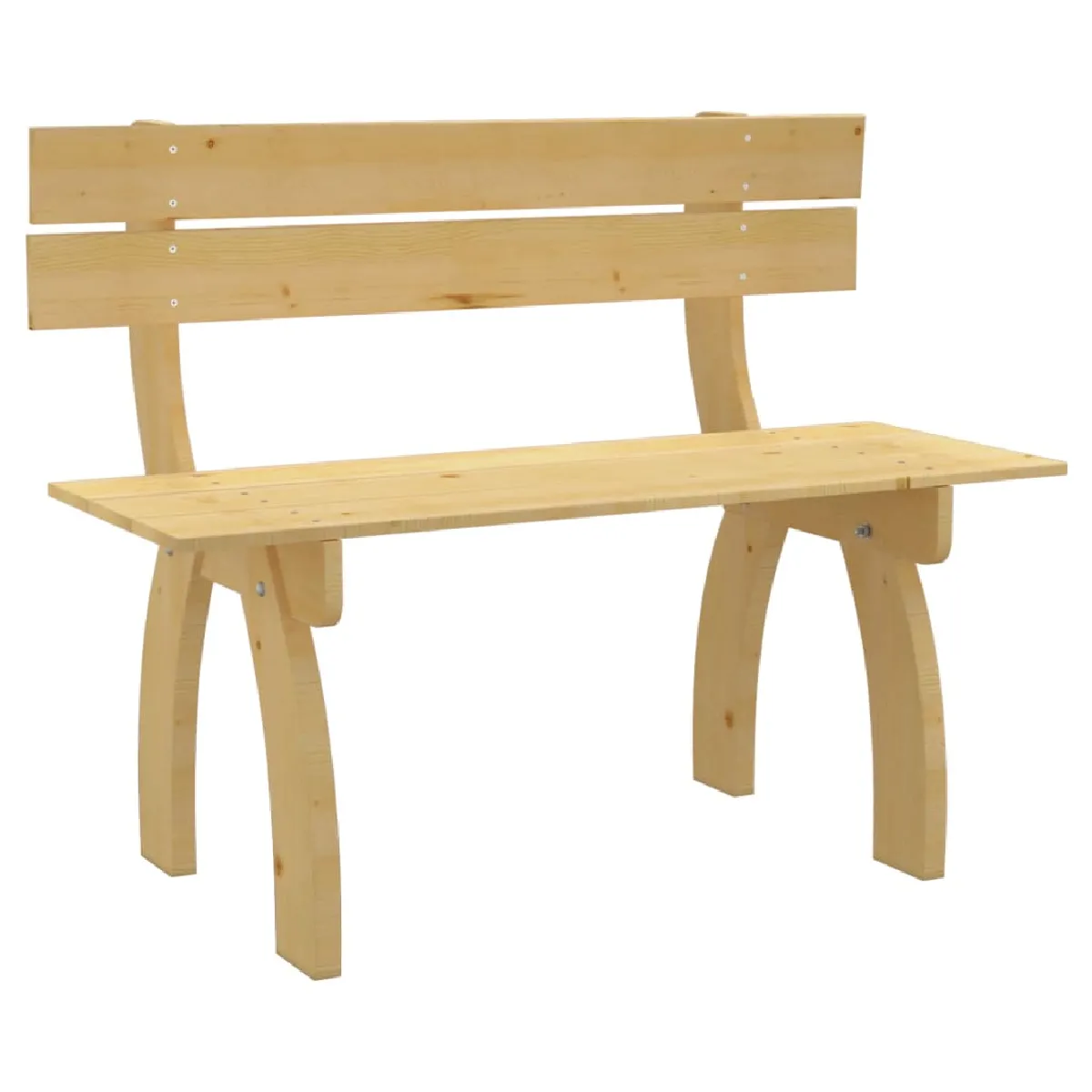 vidaXL Banc de jardin 80x38x45 cm bois massif de pin 825087
