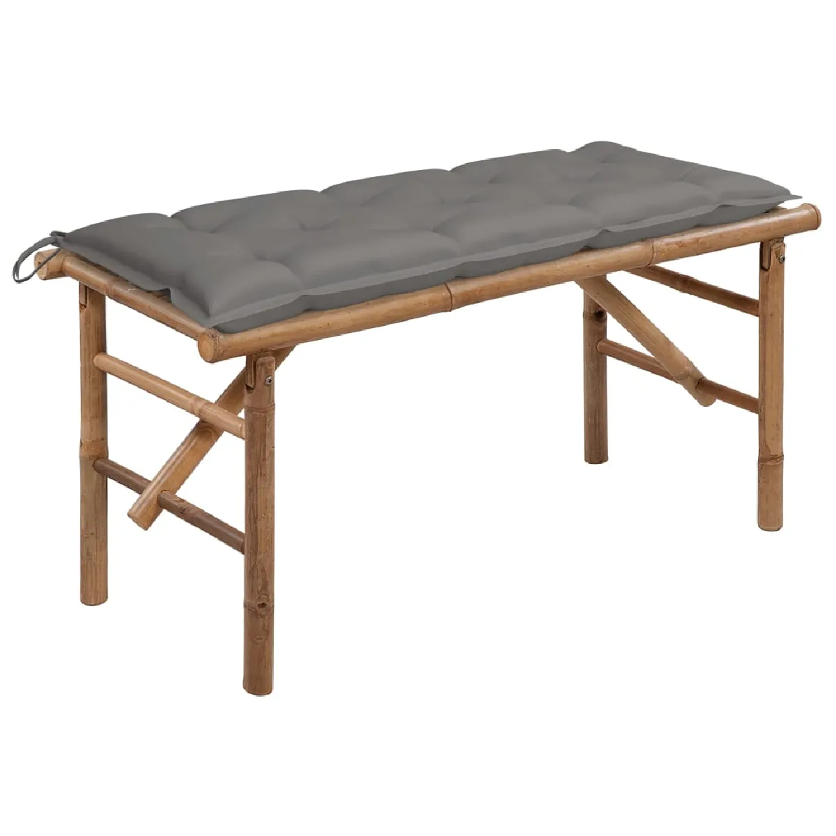 VidaXL Banc pliable Bambou - vue 3