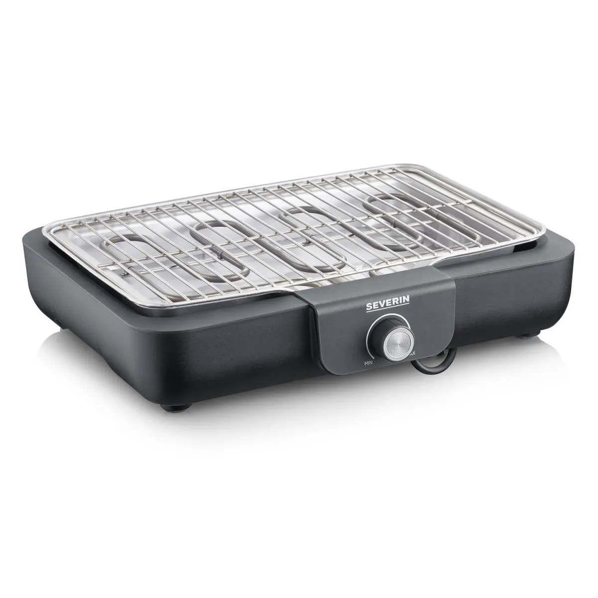 Barbecue Électrique Severin PG8554 – 2300W, Surface de Cuisson 37x29 cm - vue 3