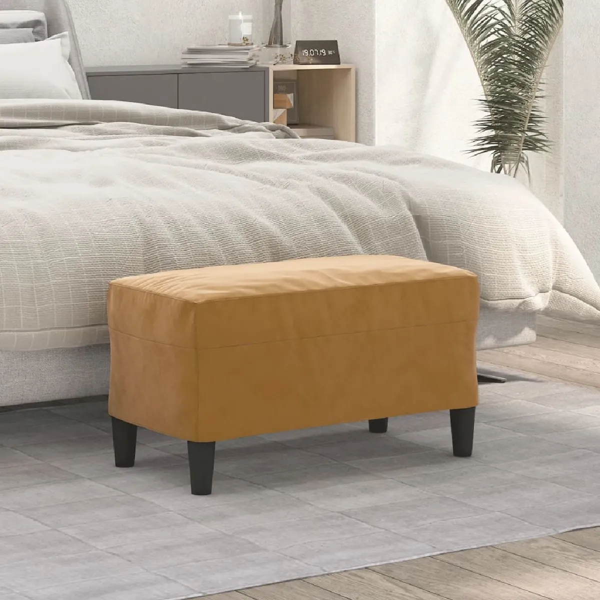 vidaXL Banc 70 cm Velours - vue 2