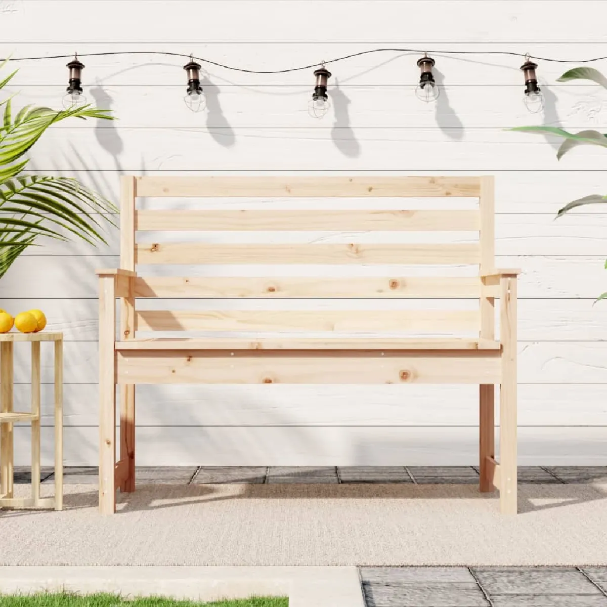 VIDAXL Banc de jardin Pin massif