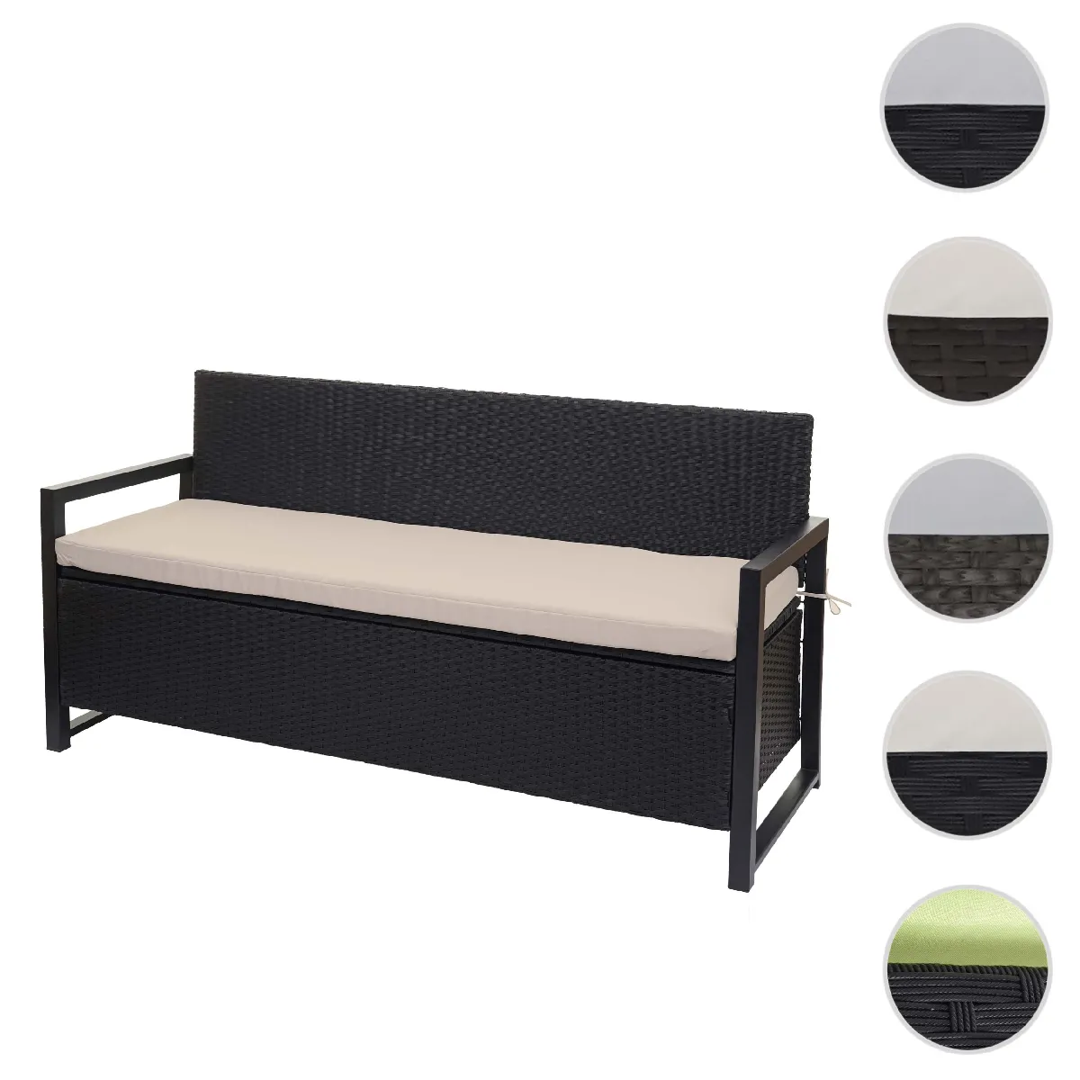 Mendler Banc De Jardin 3 Places