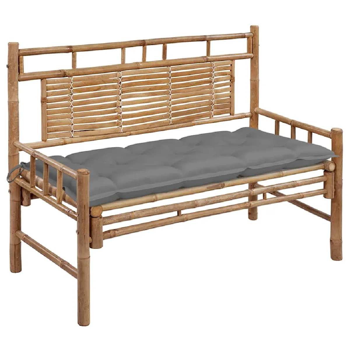 Vidaxl Banc de jardin 120 cm Bambou - vue 3