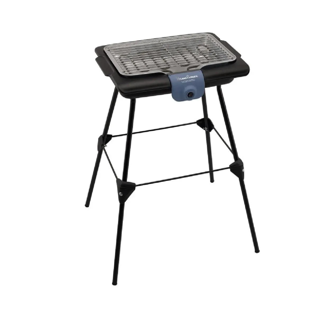 Moulinex Accessimo Barbecue électrique de table avec pieds Barbecue d’extérieur Nettoyage facile Bac à eau Réduction de la fumée et des odeurs Fabriqué en France BG135812 - vue 2
