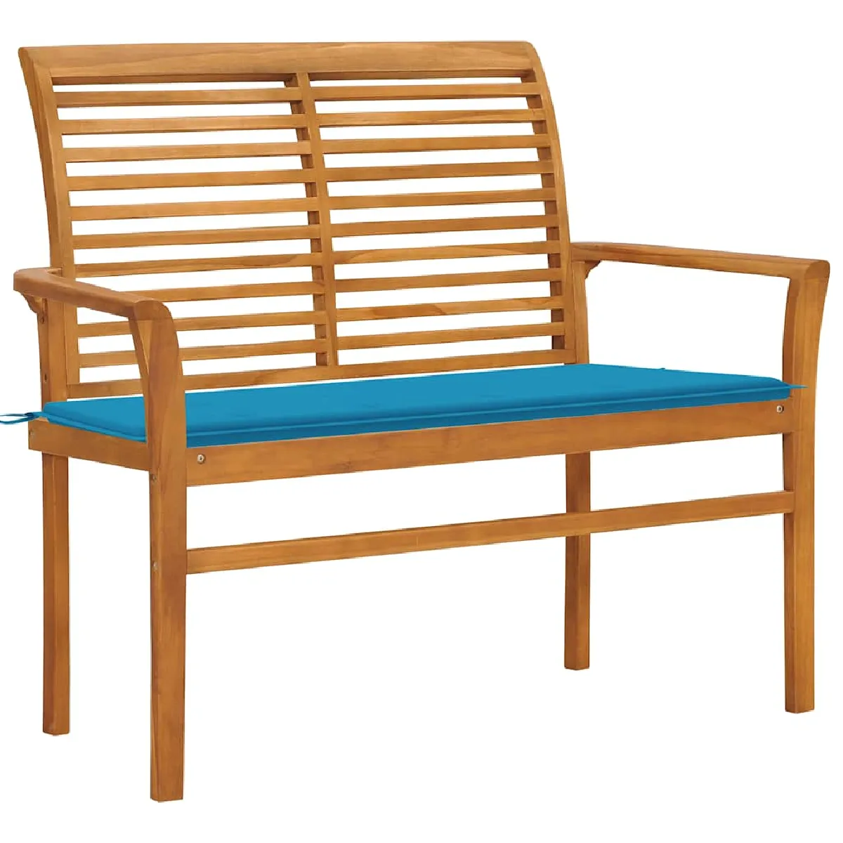 Vidaxl Banc de jardin 112 cm Marron - vue 2