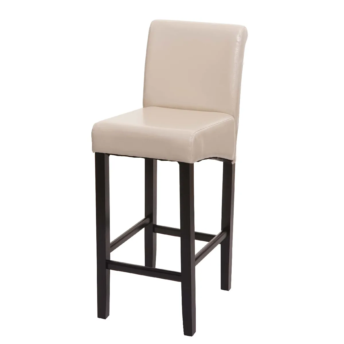 Decoshop26 Tabouret de bar Crème - vue 2
