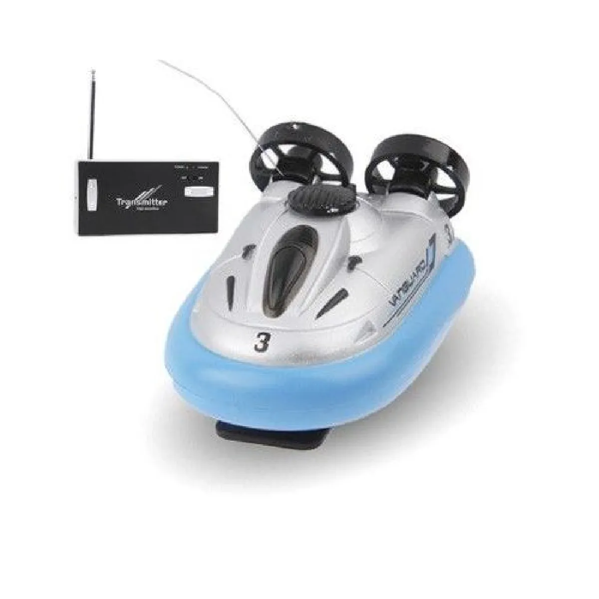 Yonis Bleu Aéroglisseur Télécommandé Batterie Rechargeable Jouet Radiocommandé Piscine