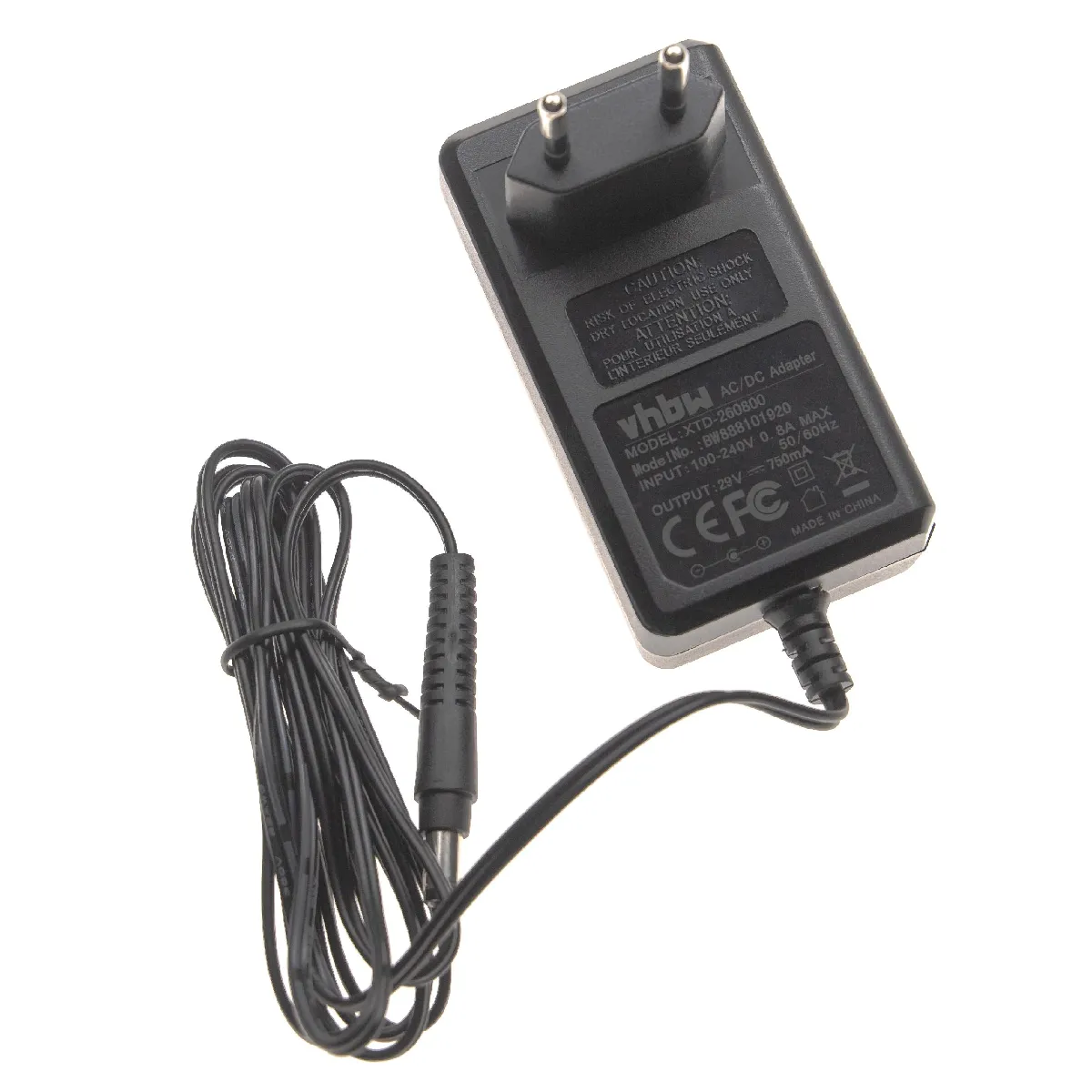 VHBW  chargeur pour aspirateur Rowenta Air Force 360/460