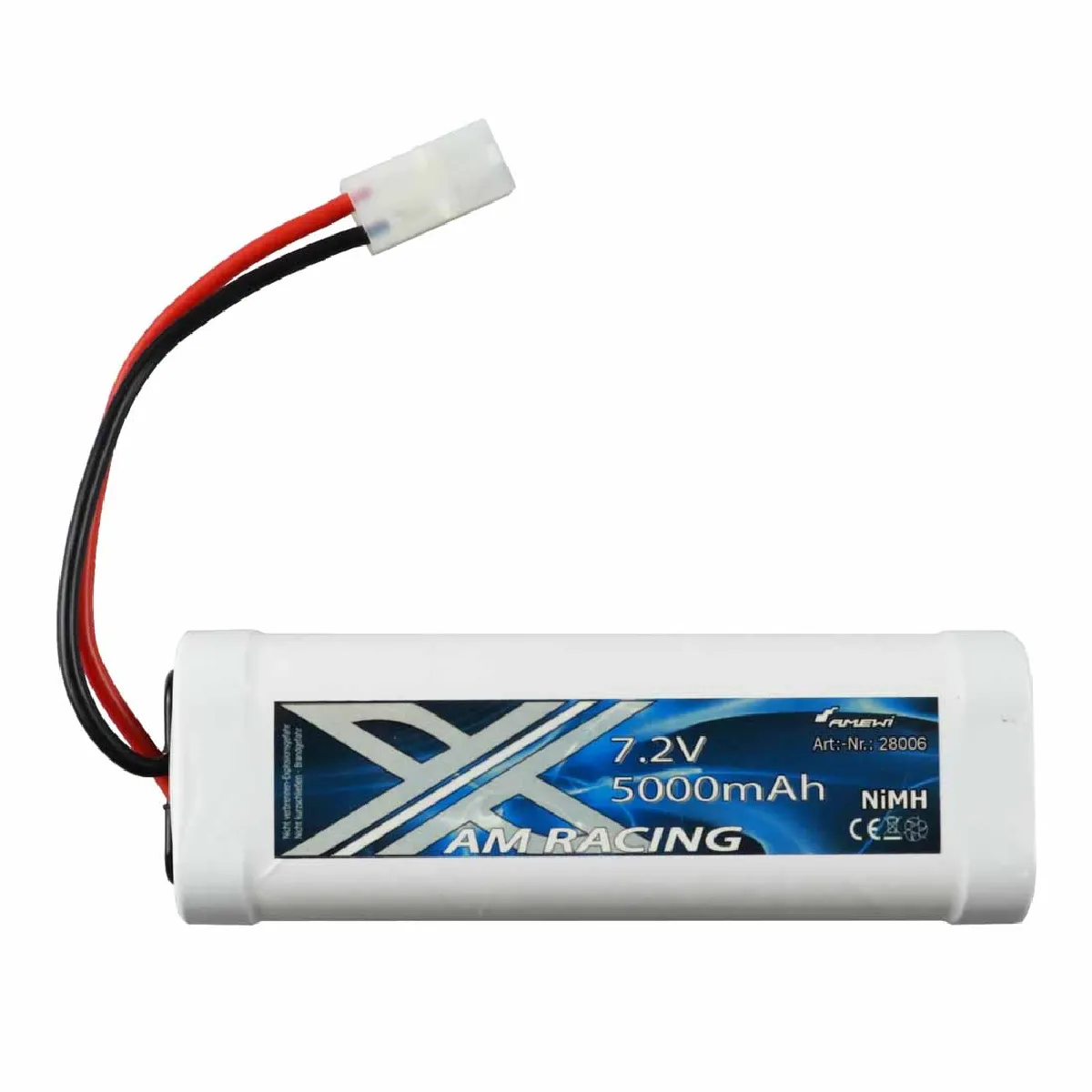 Non Communiqué Neutre Amewi - Batterie Modélisme Nimh Haute Capacité 5000 Mah Tamiya Plug - Image 3