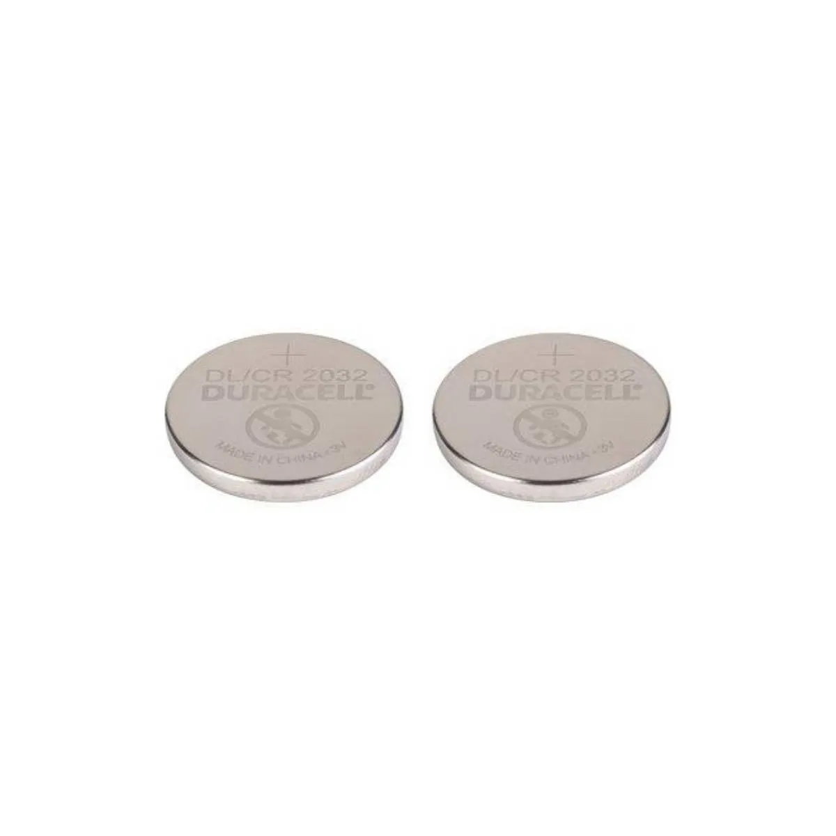 Duracell Lot de 2 Piles Bouton CR2032 3V Lithium Longue Durée