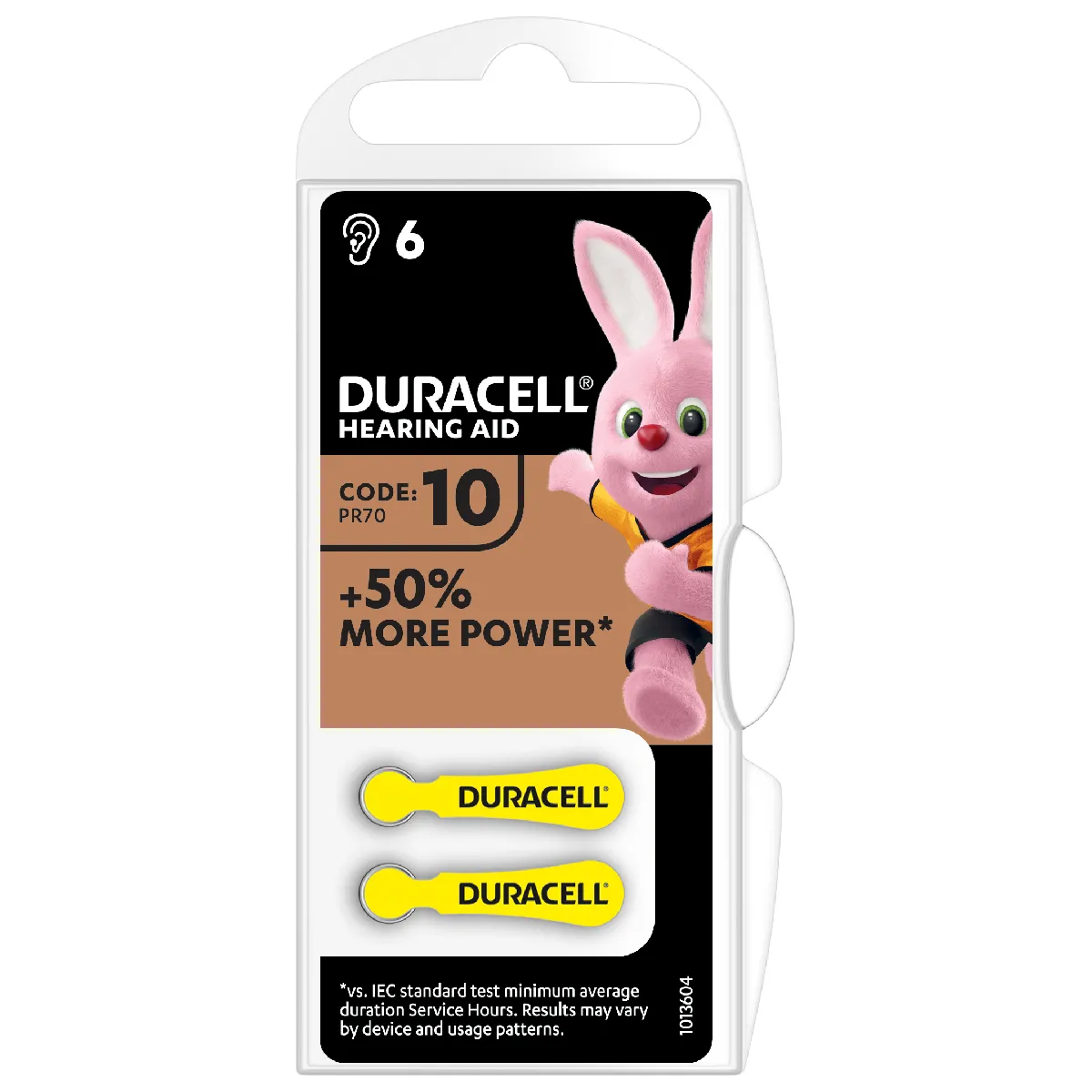 DURACELL Piles pour prothèses auditives