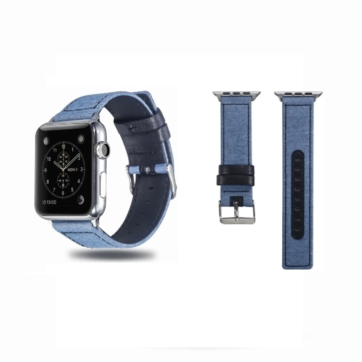 Bracelet cuir Apple Watch Series 4321 3840 mm - vue 2