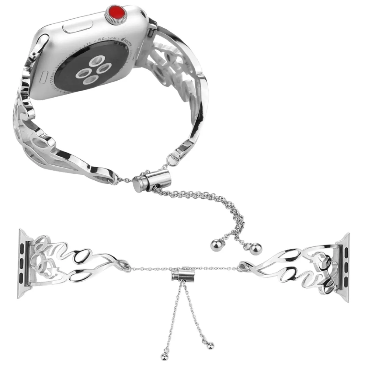 Bracelet en acier pour Apple Watch Or - vue 2