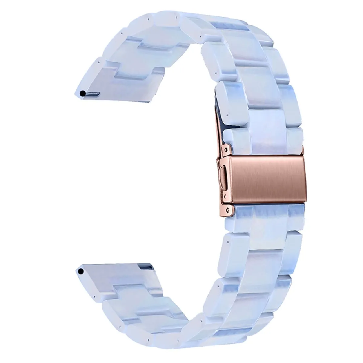Générique Bleu/Clair Bracelet En Résine Pour Huami - 42 Mm