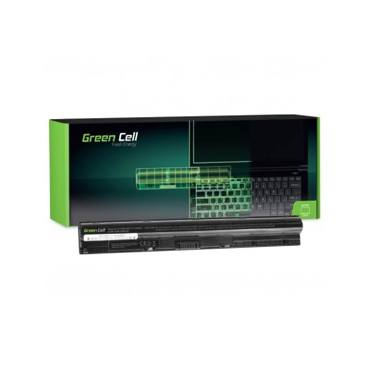 Green Noire Batterie Pour Pc Portable
