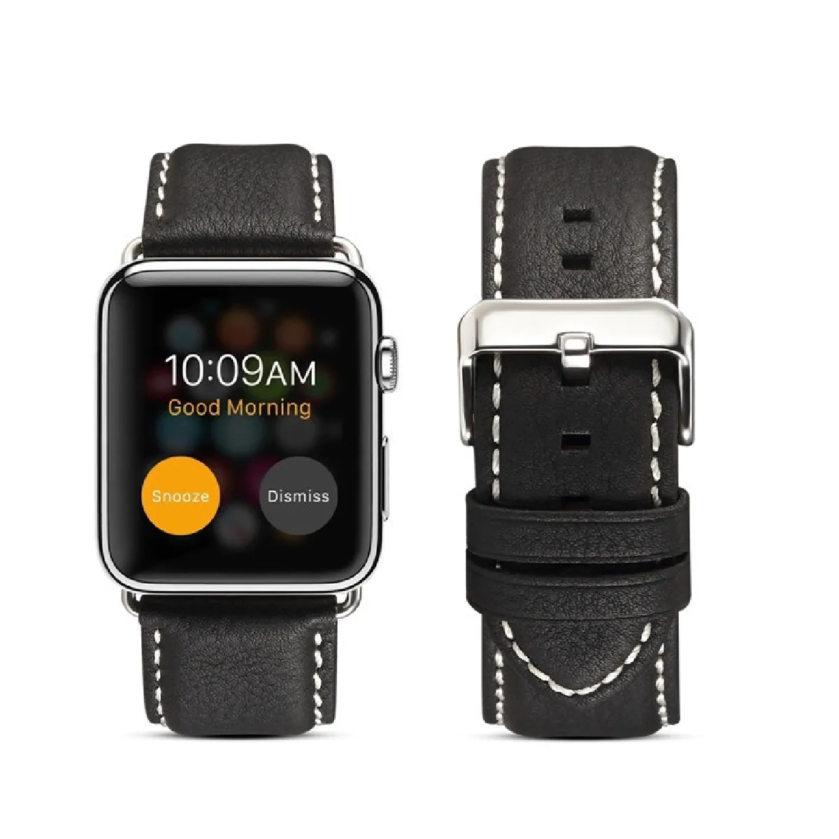 Wewoo Bracelet en cuir pour Apple Watch Series 54321