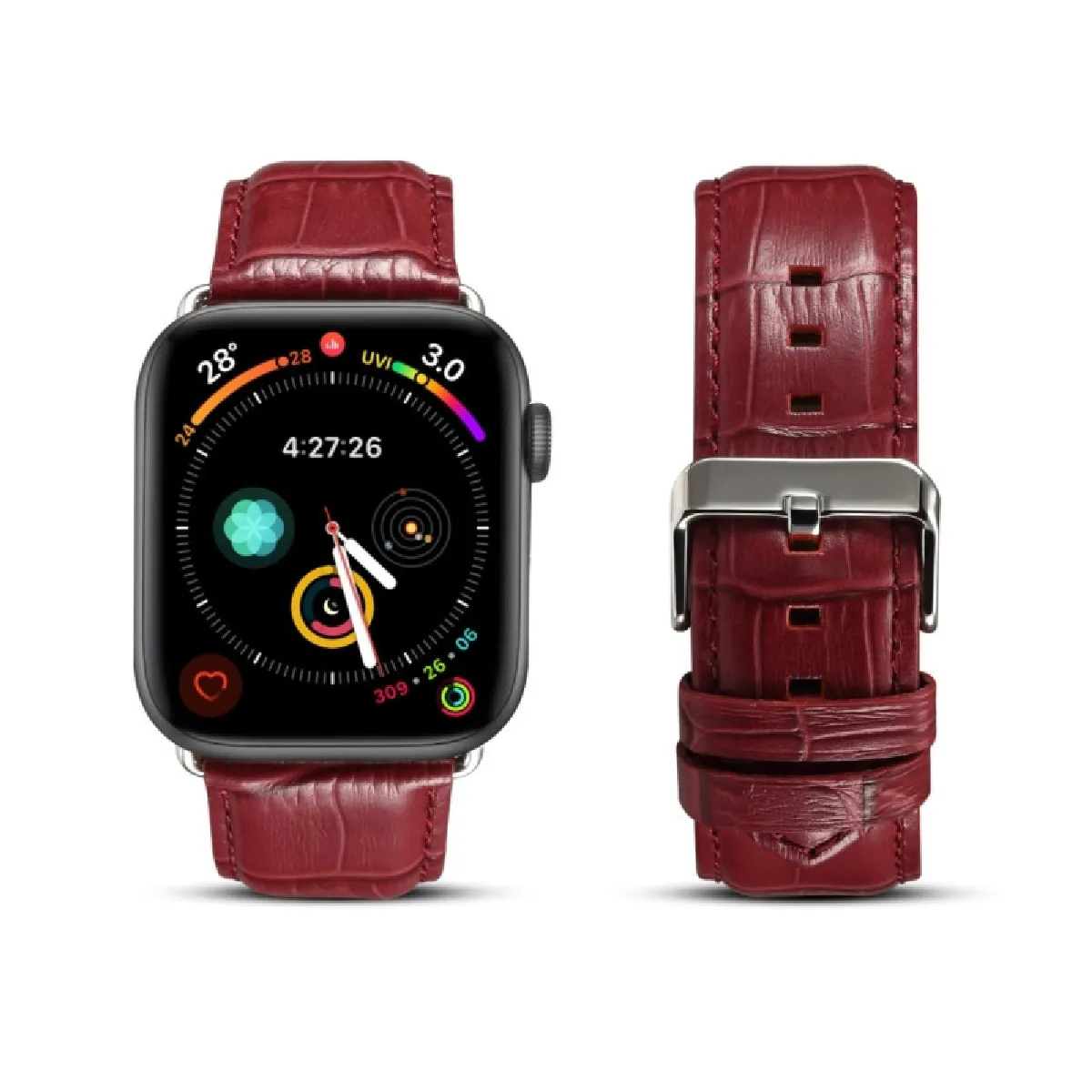 Wewoo Bracelet Crocodile pour Apple Watch