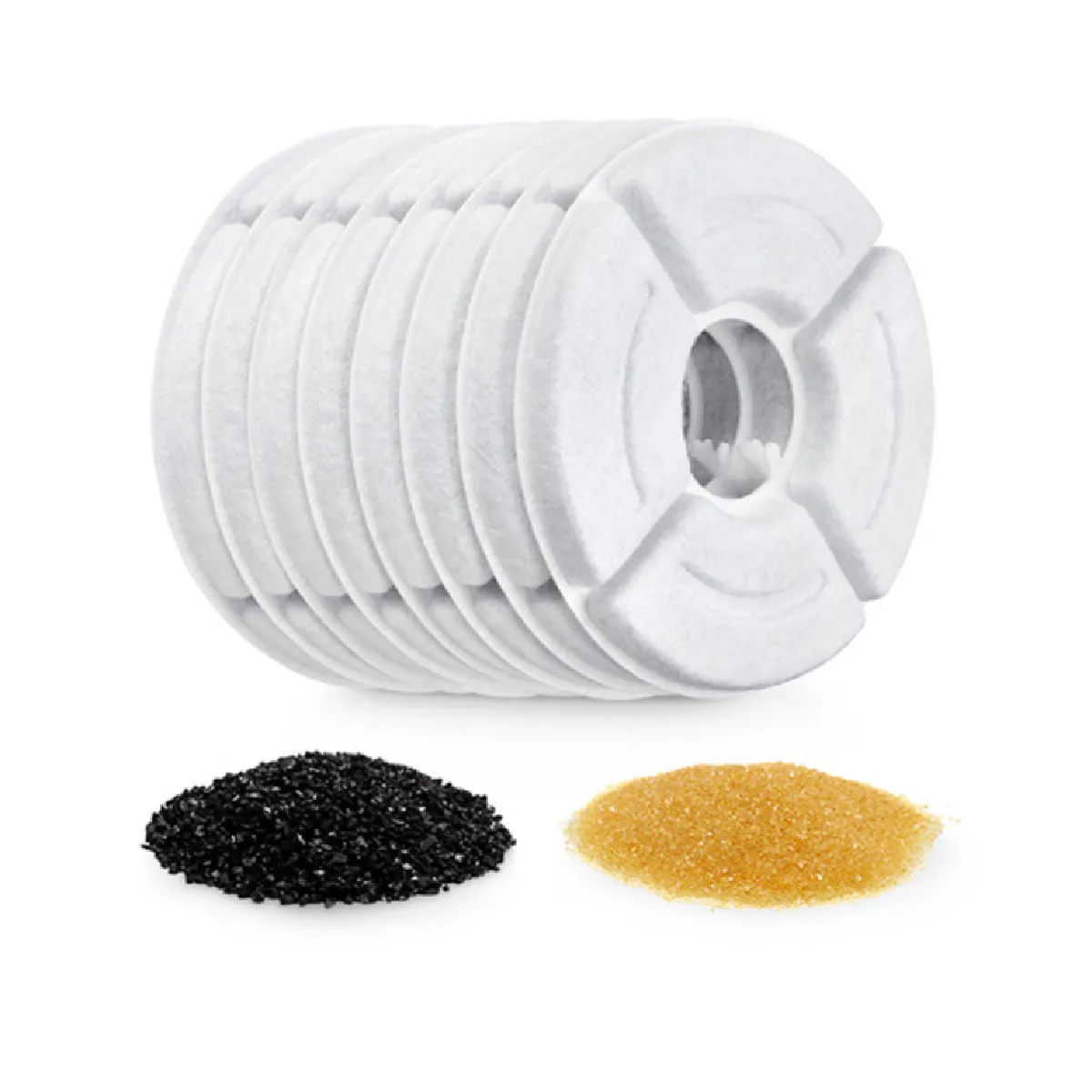 Meilleurs prix pour 12PCS Filtre à jet d'eau pour chat Filtre de remplacement pour fontaine d'animal de compagnie Fontaine à boisson Répartiteur d'eau automatique pour éleveurs de chats et de chiens   Fournitures d'arrosage pour l'alimentation des chats