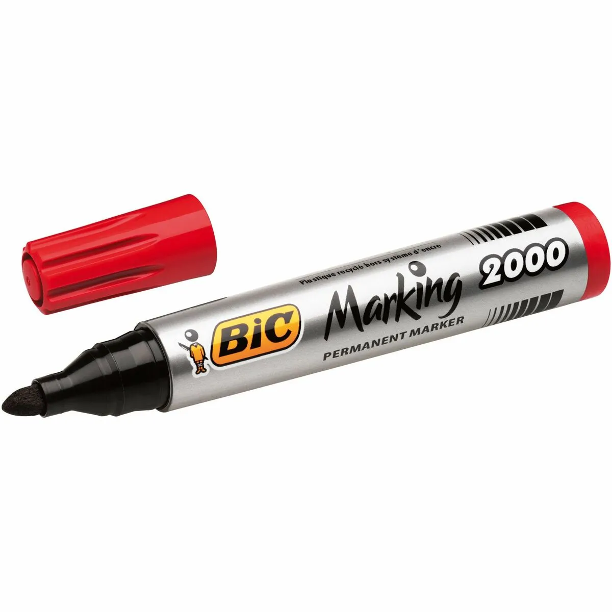 Bic Marking 2000 ECOlutions Marqueur permanent pointe ogive moyenne Rouge - vue 3