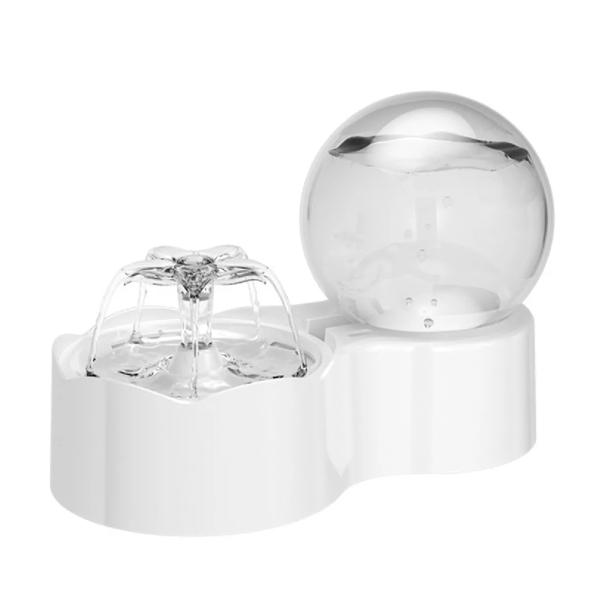 Comparer les prix de Fontaine à capteur infrarouge intelligente, distributeur d'eau pour chat entièrement automatique, pompe à ultrasons, fontaine à eau, bol de boisson pour chat et chien   Fournitures d'arrosage pour chat