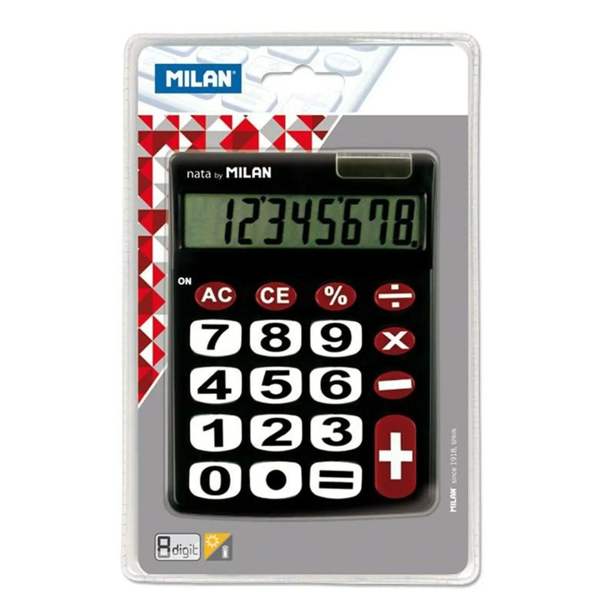 Milan Calculatrice - Noir