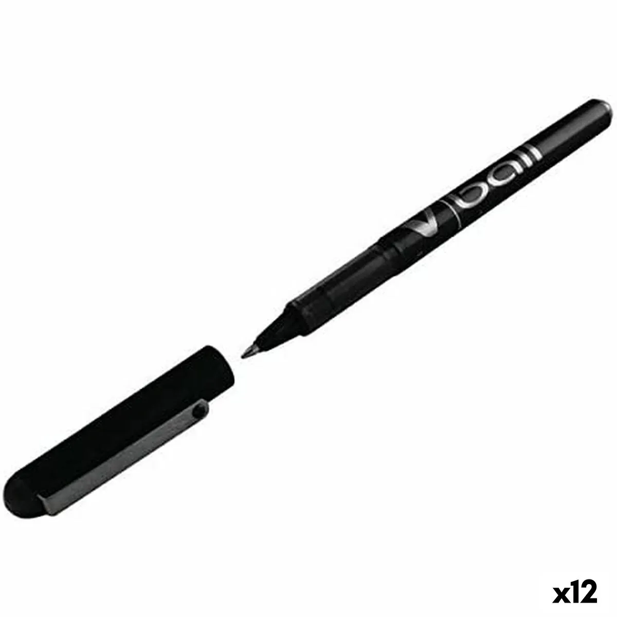 Pilot V-Ball Boite de 12 Stylos à Encre Liquide 0,5mm Noir - Image 3
