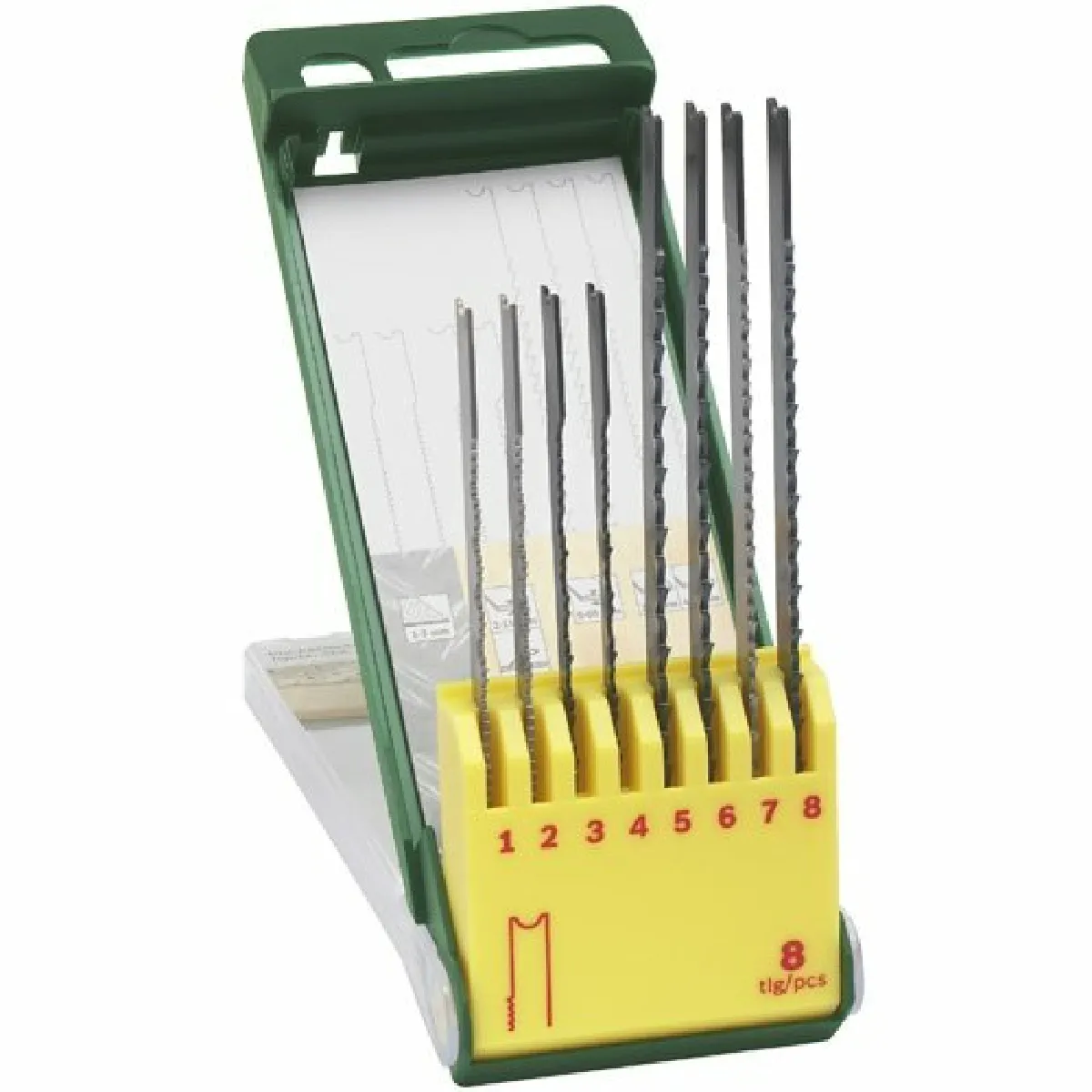 Lame de Scie Bosch 2607019459 – Lot de 8 Pièces, Bois et Métal