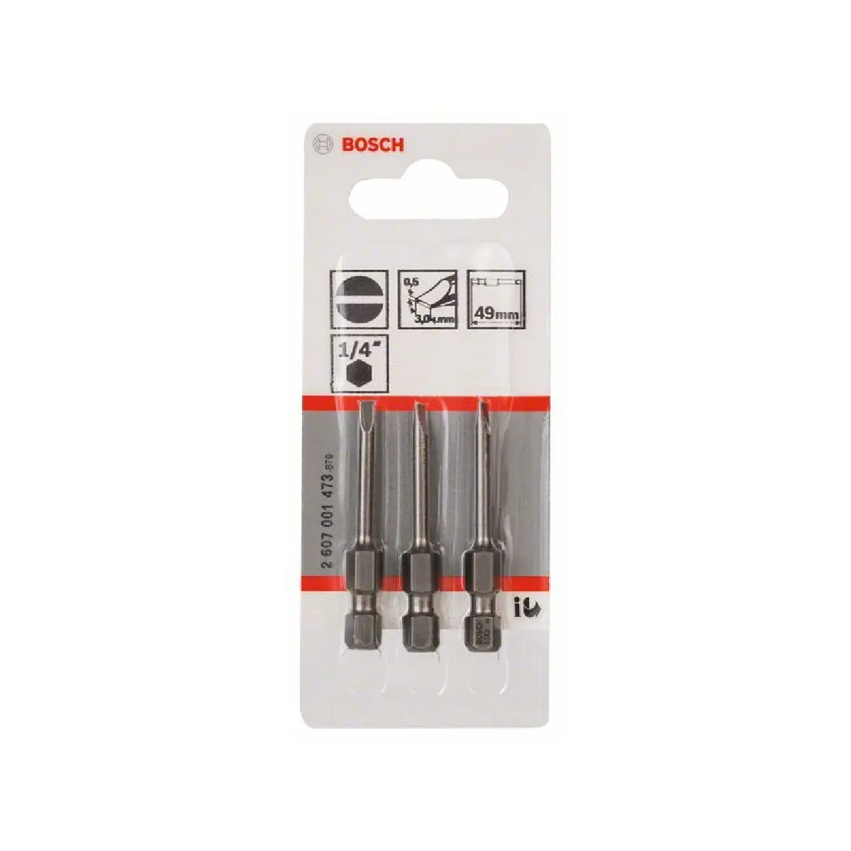 Bosch Lot de 3 Embouts de Vissage 45mm