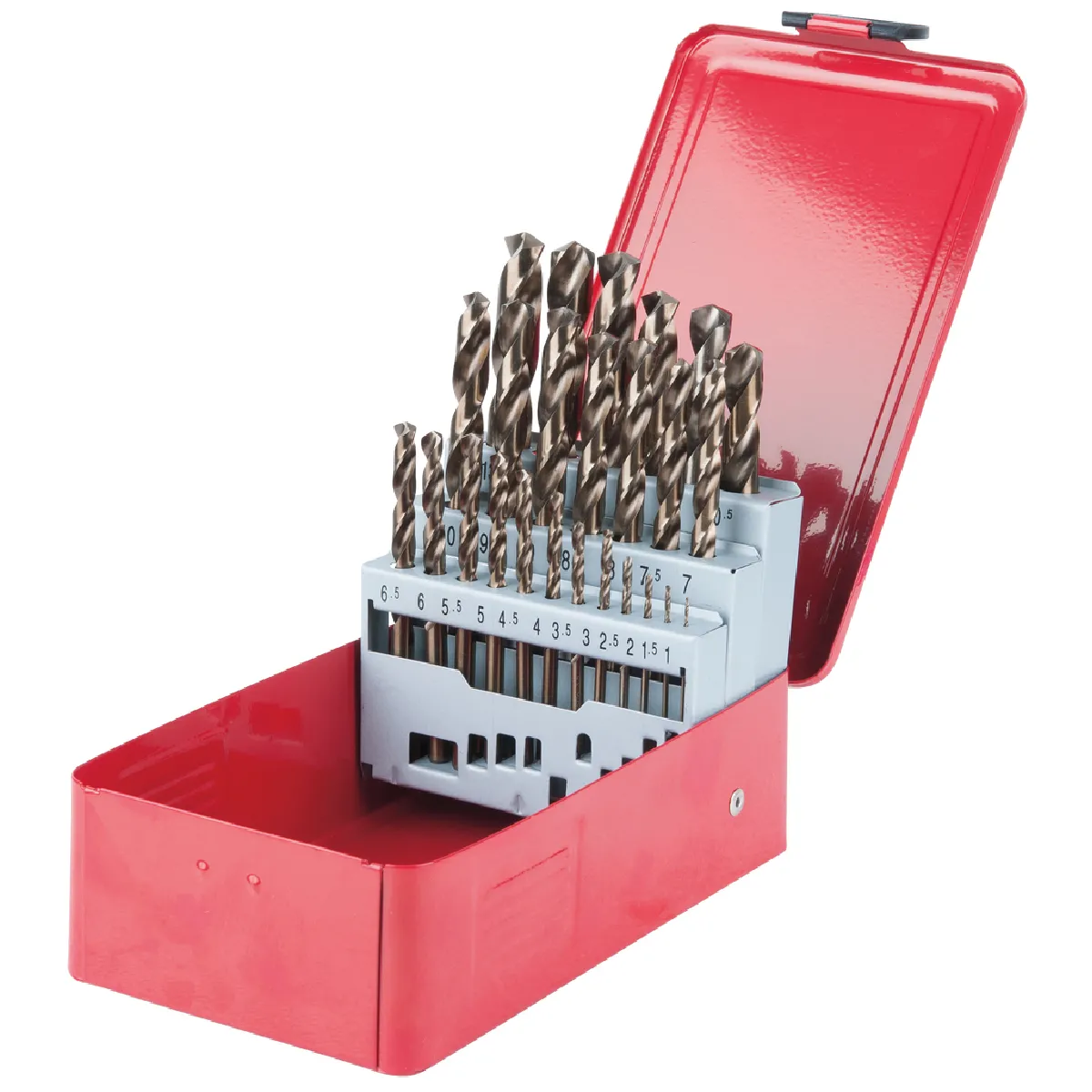 KS TOOLS  Coffret forets m&eacute;tal HSS-Co - 25 pi&egrave;ces
