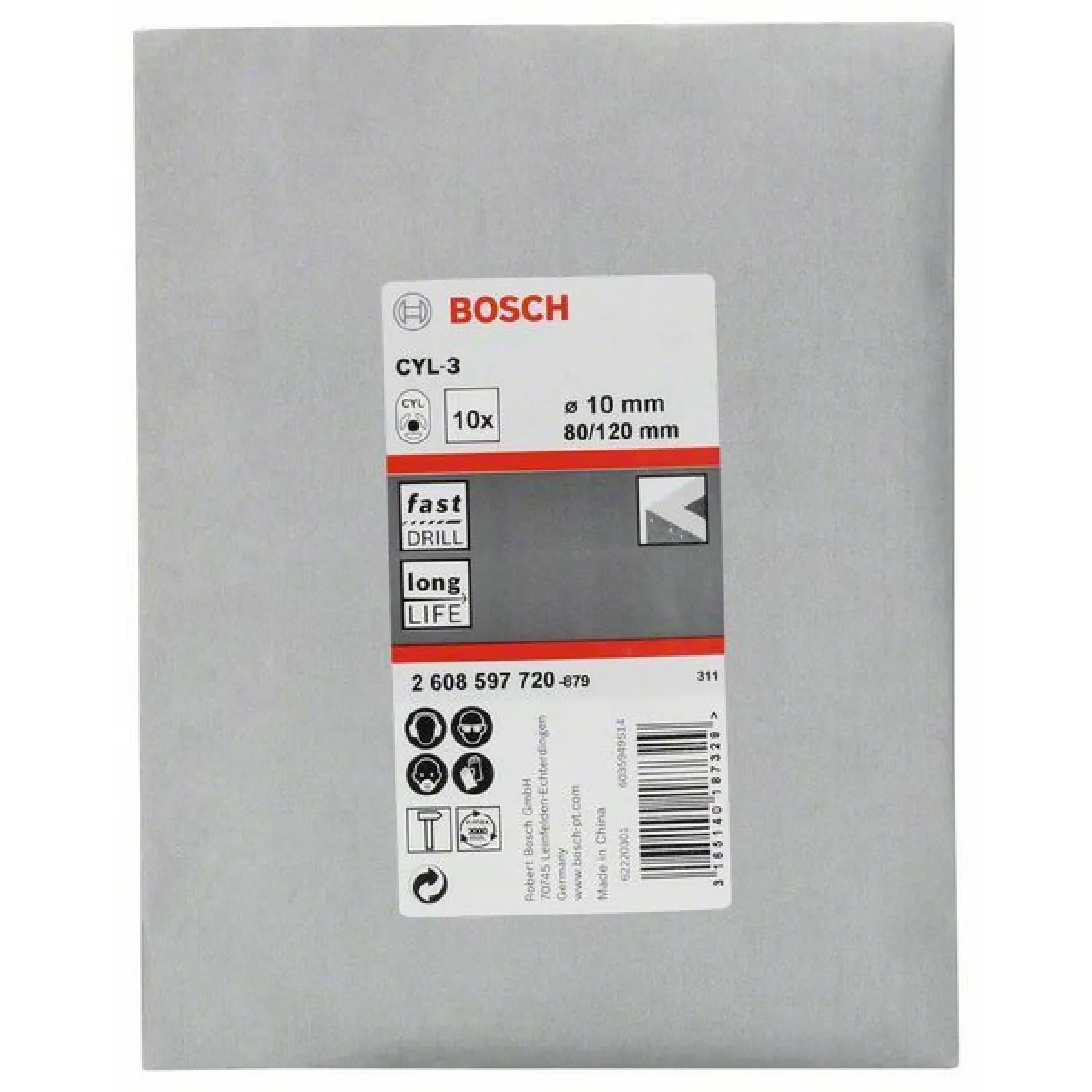 Bosch Set CYL 3 10mm