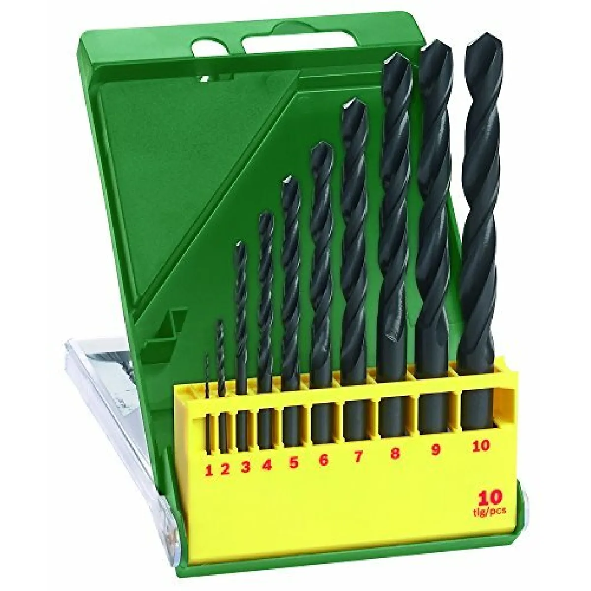 Set Forets Métal Bosch 2607019442 – 10 Pièces HSS Laminés, Précision Maximale