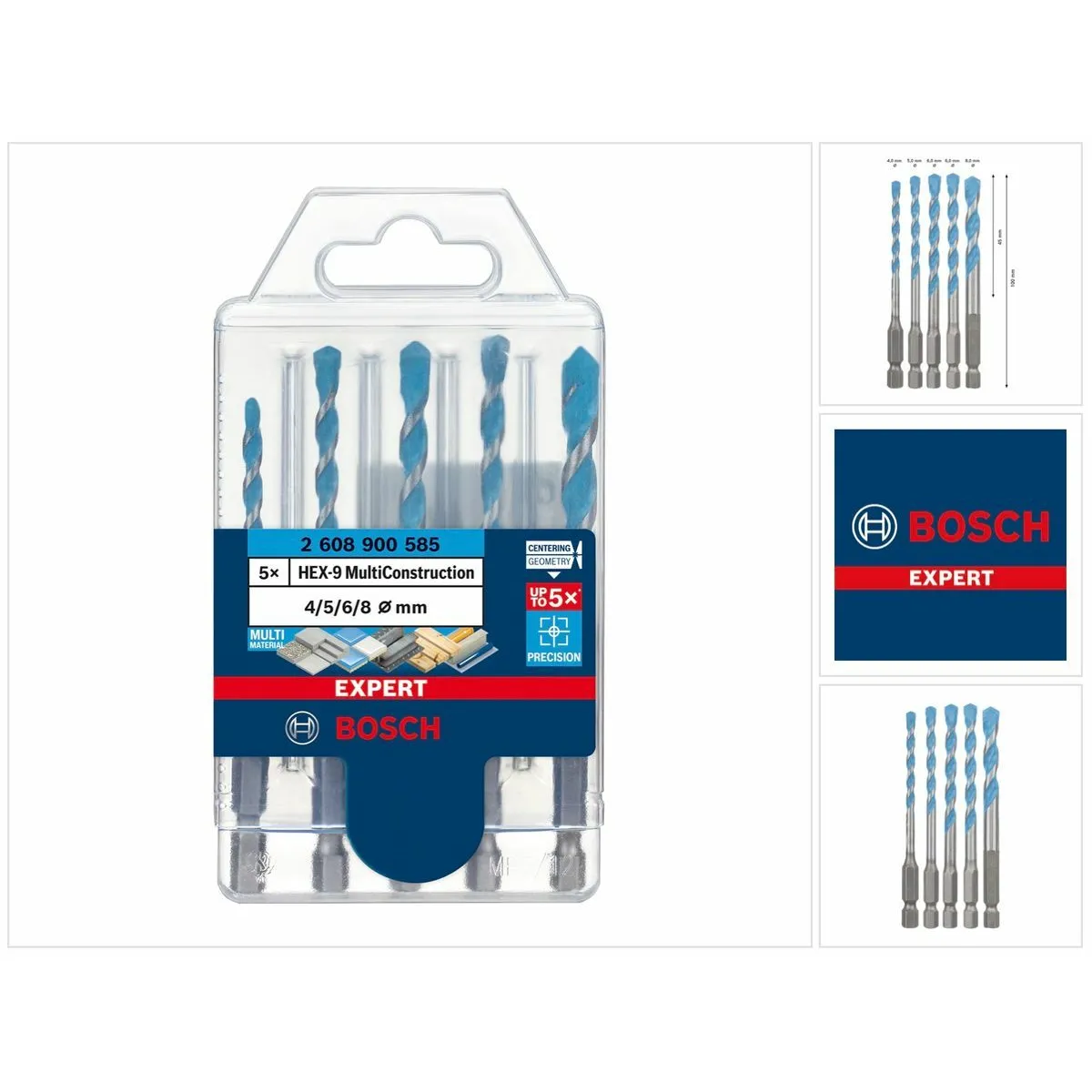 Bosch Coffret Forets MultiConstruction HEX9 - vue 2