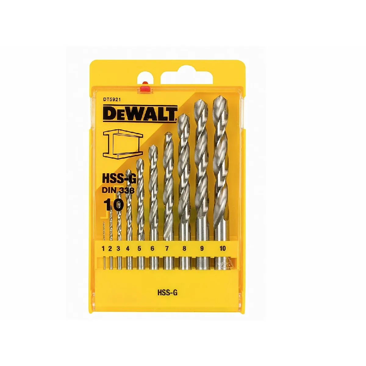 Dewalt Coffret Forets Métal - 13 Pièces