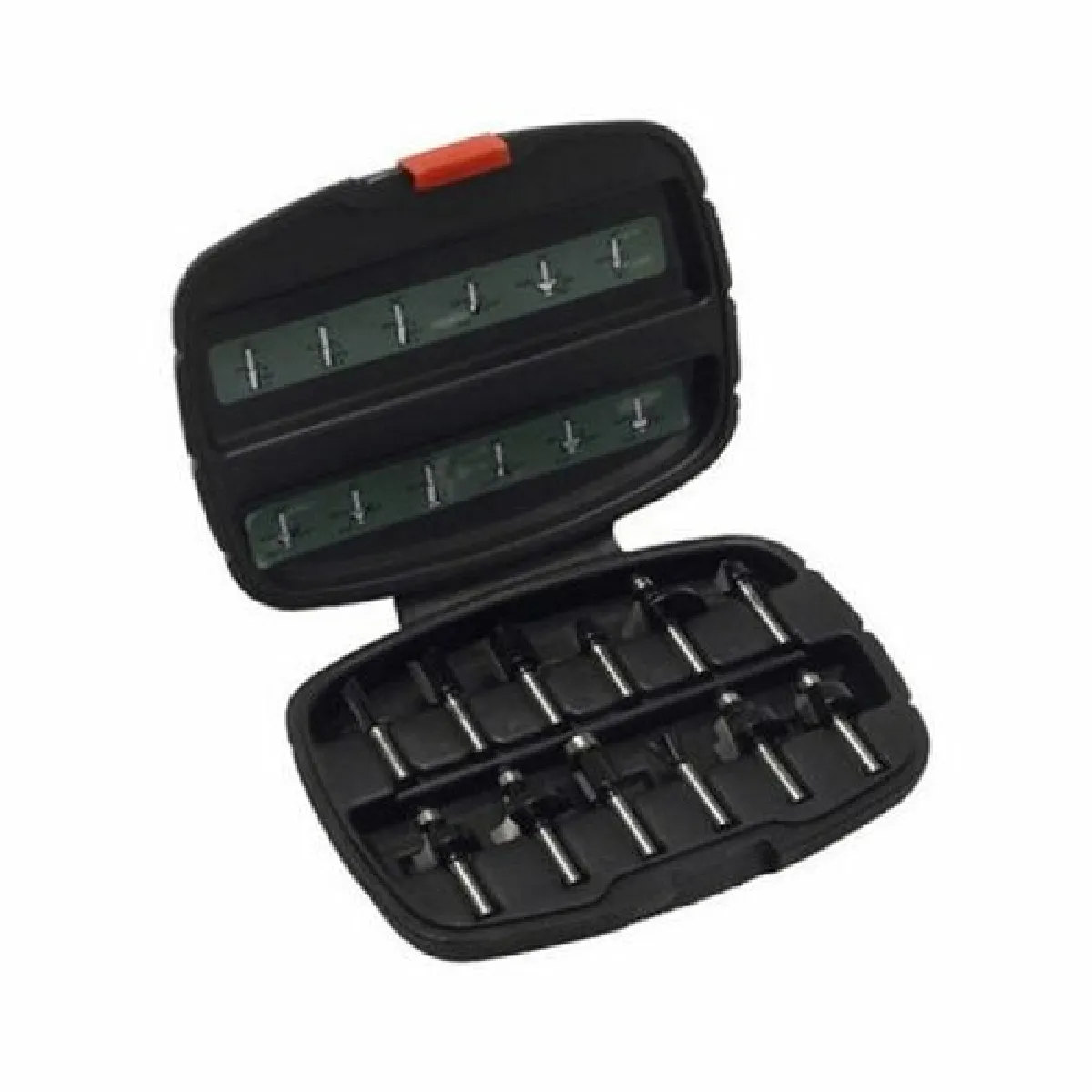 Coffret De Fraises Bosch 2607019465 – 12 Pièces, Queue 1/4, Haute Qualité