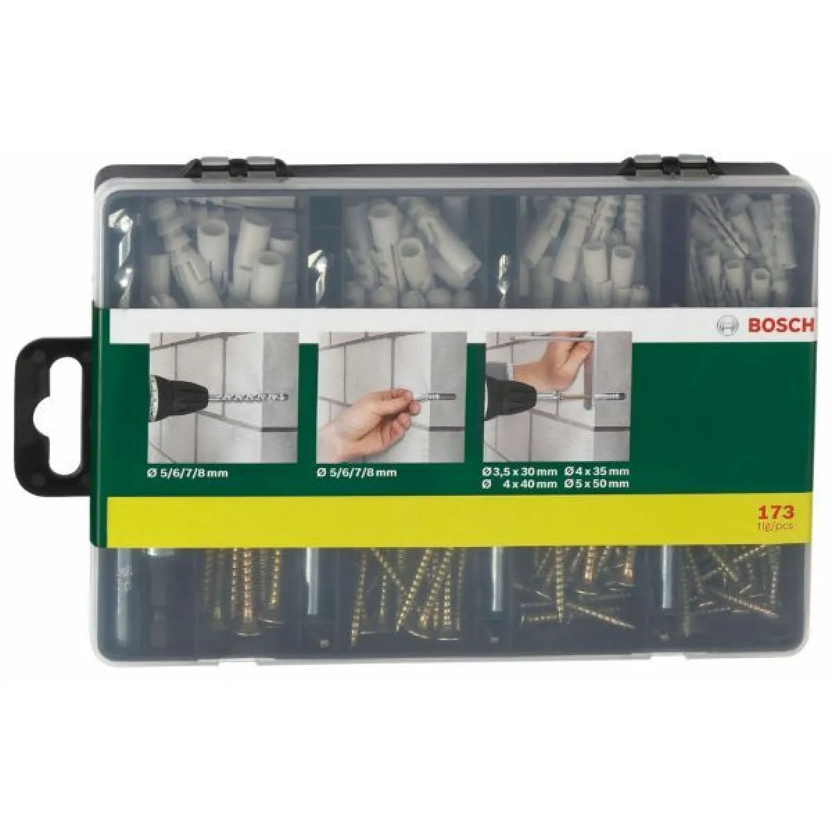 Bosch Set de fixation 173 pcsSet de foretsset d'embouts - vue 2