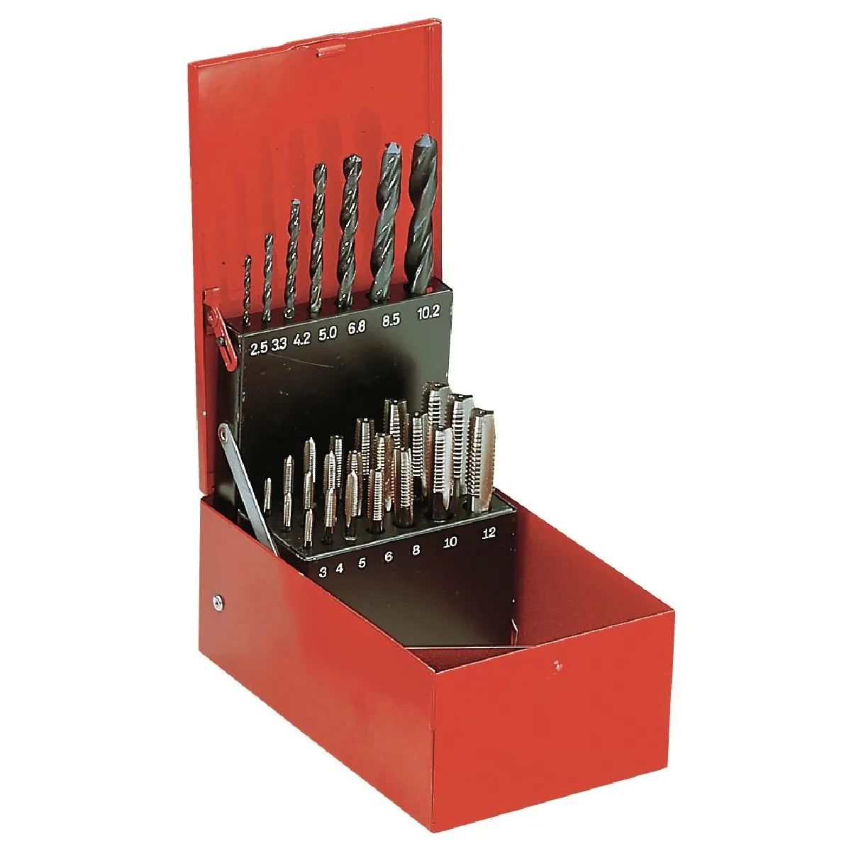 Accessoire Perçage Facom 227.SJ2A – Jeu de 28 Tarauds et Forets Métal