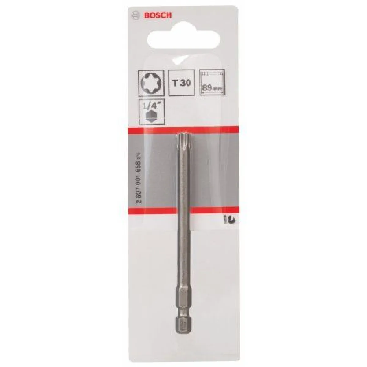 Bosch Embout de vissage T30 89mm ISO 1173